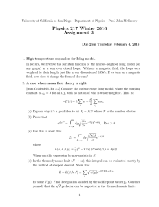Physics 217 Winter 2016 Assignment 3