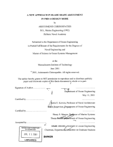 A  NEW  APPROACH  IN BLADE  SHAPE ... IN  PBD-14  DESIGN  MODE by ARISTOMENIS  CHRISOSPATHIS