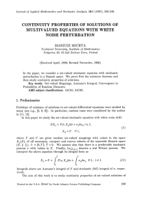 MULTIVALUED EQUATIONS WITH WHITE PERTURBATION
