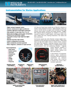 Instrumentation for Marine Applications