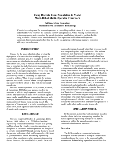 Using Discrete Event Simulation to Model Multi-Robot Multi-Operator Teamwork