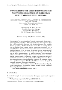 TI-IE IN MULTIVARIABLE INPUT CONTROLLING