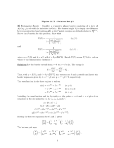 Physics 211B : Solution Set #2