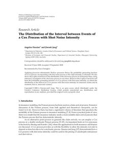 Hindawi Publishing Corporation Journal of Applied Mathematics and Stochastic Analysis