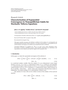 Hindawi Publishing Corporation Journal of Applied Mathematics and Stochastic Analysis