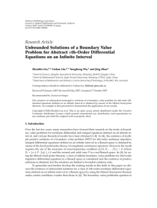 Hindawi Publishing Corporation Journal of Applied Mathematics and Stochastic Analysis
