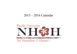 2015 – 2016 Calendar