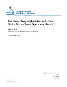 The Cost of Iraq, Afghanistan, and Other Amy Belasco