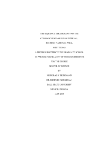 THE SEQUENCE STRATIGRAPHY OF THE COMMANCHEAN - GULFIAN INTERVAL,