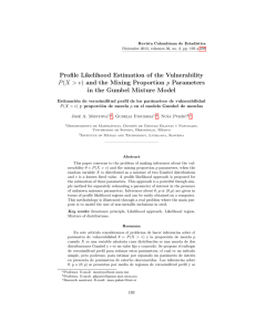 Profile Likelihood Estimation of the Vulnerability