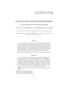 A New Extension of the Exponential Distribution Yolanda M. Gómez ,