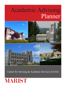 Academic Advising Planner Center for Advising &amp; Academic Services (CAAS)