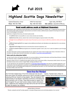 Highland Scottie Dogs Newsletter Fall 2015