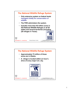 The National Wildlife Refuge System