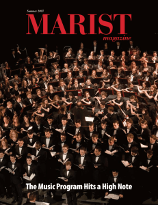 MARIST The Music Program Hits a High Note magazine Summer 2007