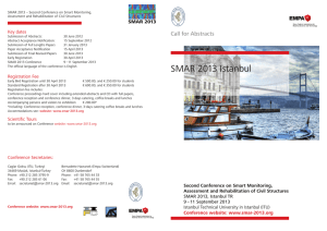 Call for Abstracts SMAR 2013 Key dates