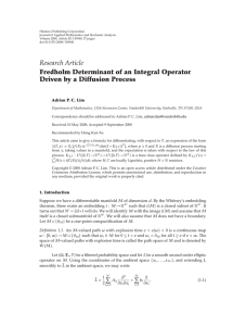 Hindawi Publishing Corporation Journal of Applied Mathematics and Stochastic Analysis