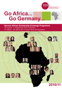 Go Africa... Go Germany...