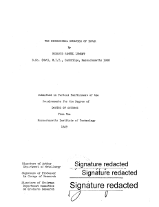 Signature  redacted SAMUEL  LEMENT B.Sc.