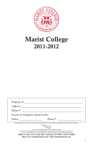 Marist College 2011-2012