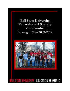 Ball State University Fraternity and Sorority Community