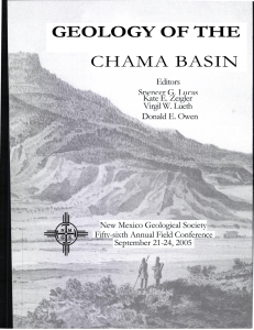 GEOLOGY OF THE CHAMA BASIN