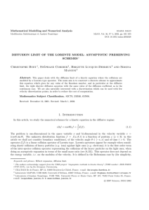 Mathematical Modelling and Numerical Analysis