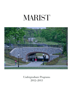 MARIST Undergraduate Programs 2012–2013