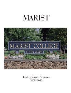 MARIST Undergraduate Programs 2009–2010