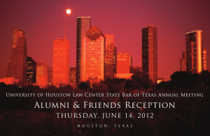 Alumni &amp; Friends Reception THURSDAY, JUNE 14, 2012