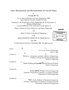 Laser  Measurement  and  Reconstruction  of ...