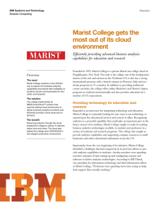 Marist College gets the most out of its cloud environment