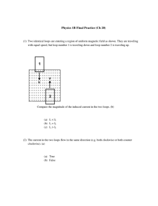 Physics 1B Final Practice (Ch 20)