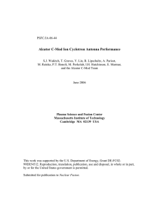 Alcator C-Mod Ion Cyclotron Antenna Performance