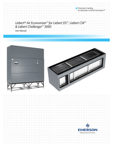 Liebert Air Economizer for Liebert DS , Liebert CW