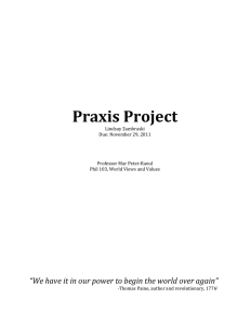 Praxis Project in” Lindsay Zambraski