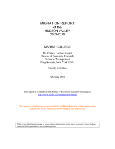 MIGRATION REPORT of the HUDSON VALLEY 2009-2010