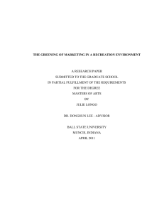 A RESEARCH PAPER SUBMITTED TO THE GRADUATE SCHOOL