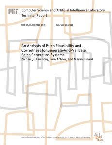 An Analysis of Patch Plausibility and Correctness for Generate-And-Validate Patch Generation Systems