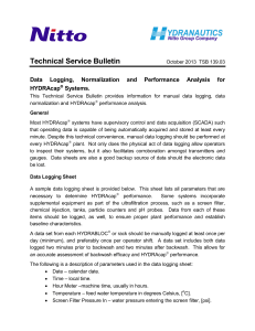 Technical Service Bulletin  Data Logging,