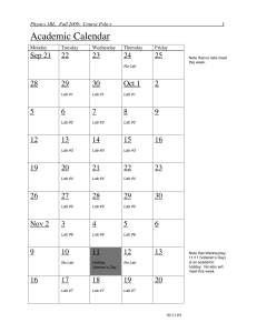 Academic Calendar Sep 21 22 23