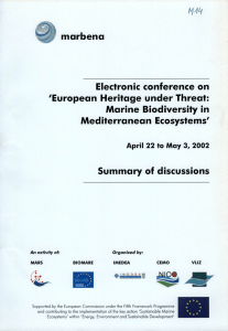 MM marbena Electronic  conference on 'European  Heritage  under Threat: