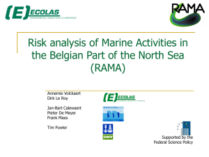 Risk analysis of Marine Activities in (RAMA)