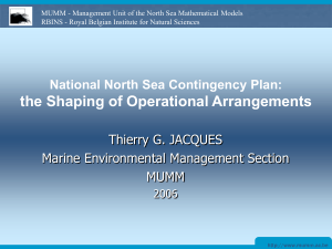 MUMM - Management Unit of the North Sea Mathematical Models