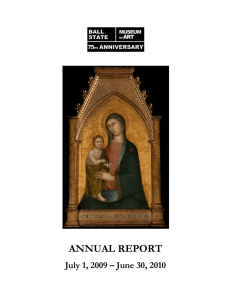 ANNUAL REPORT July 1, 2009 – June 30, 2010  