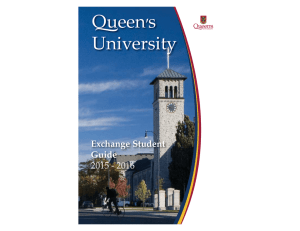 Queen’s University Exchange Student Guide