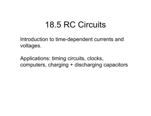 18.5 RC Circuits