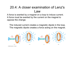 20.4: A closer examination of Lenz's Law