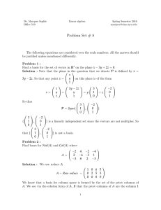 Problem Set # 8