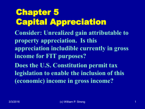 Chapter 5 Capital Appreciation